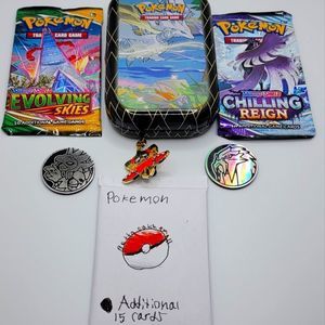 Pokemon Booster Pack and Tin Gift Set